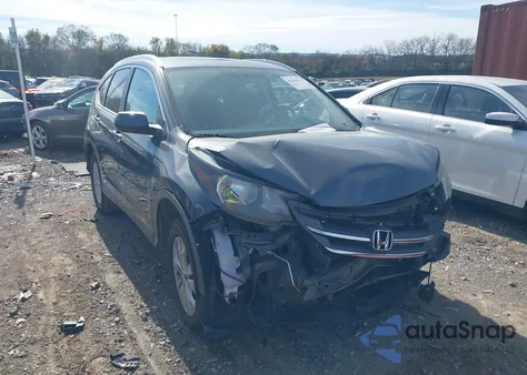 2013 Honda Cr-V Ex-L из США, поврежденный, VIN 2HKRM4H75DH657258